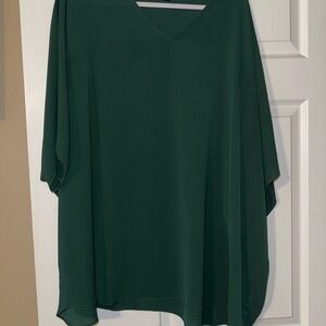 Chic Forest Green Women's Blouse
